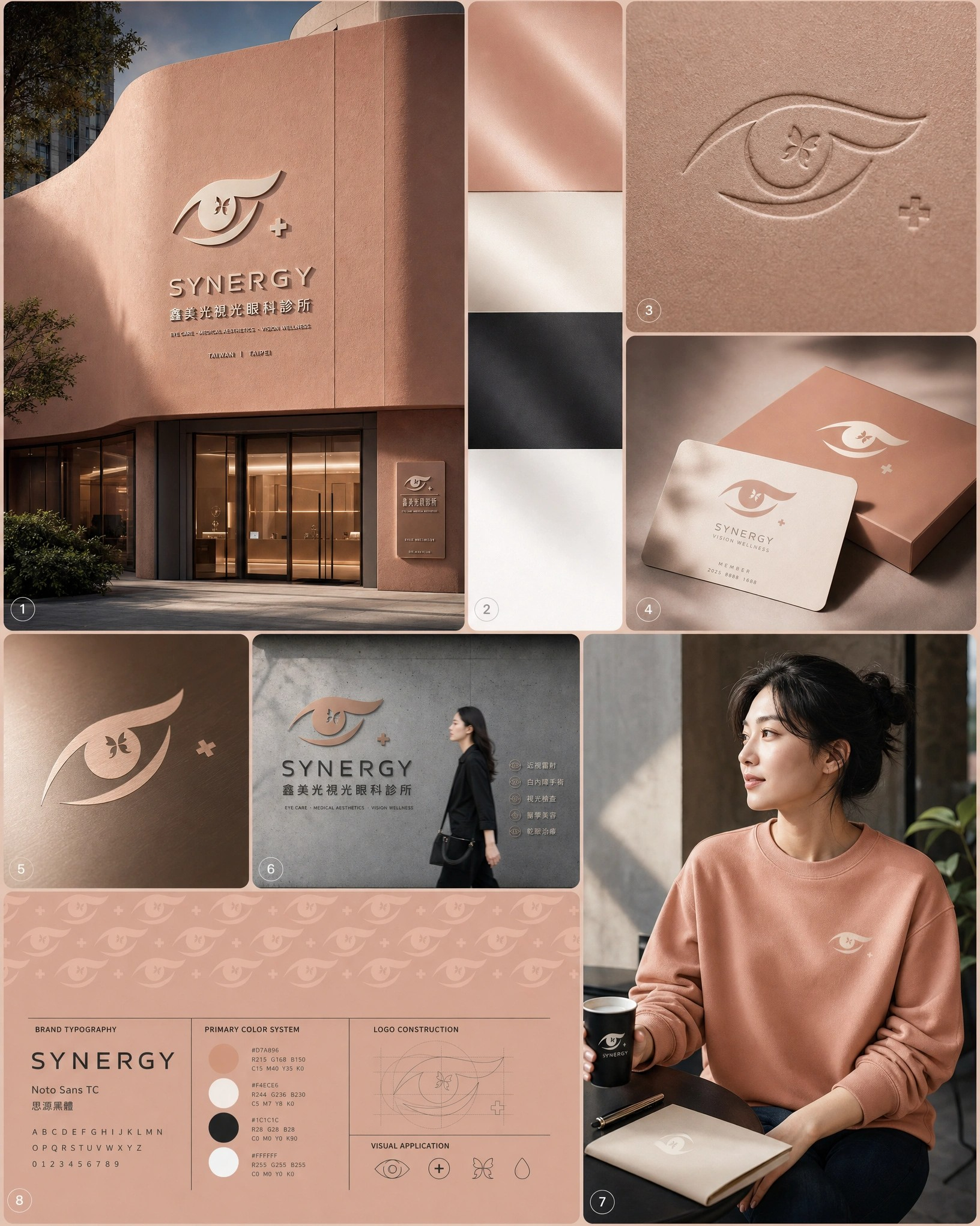 鑫美光 品牌 mood board 全圖