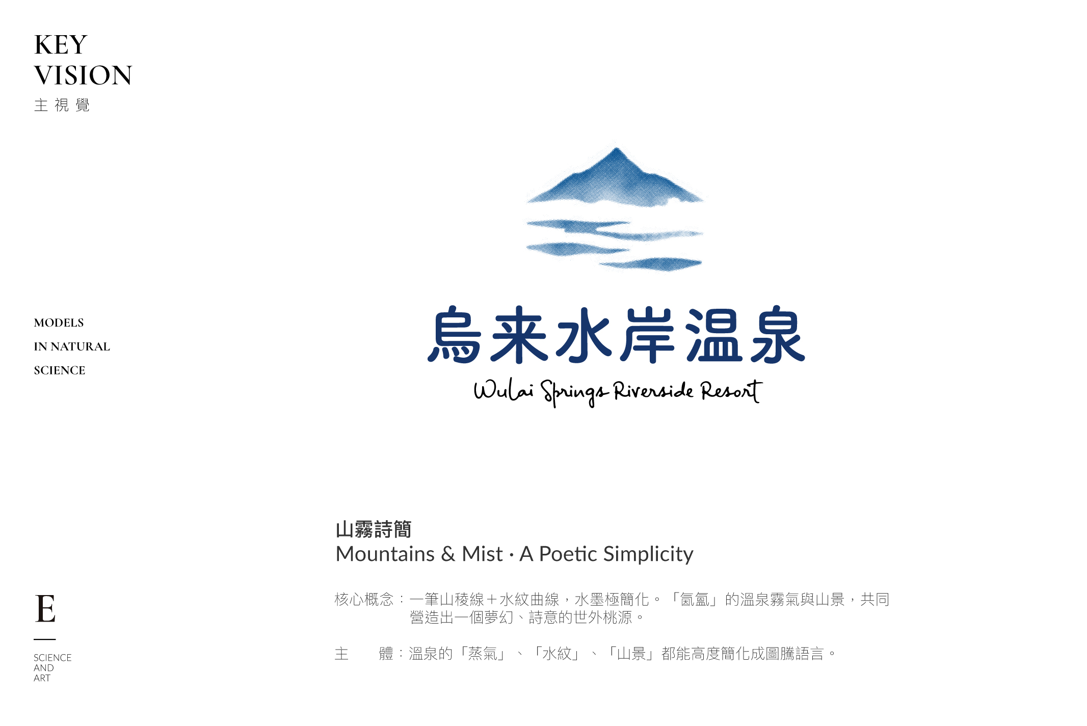烏來水岸溫泉 KEY VISION — 品牌核心概念頁
